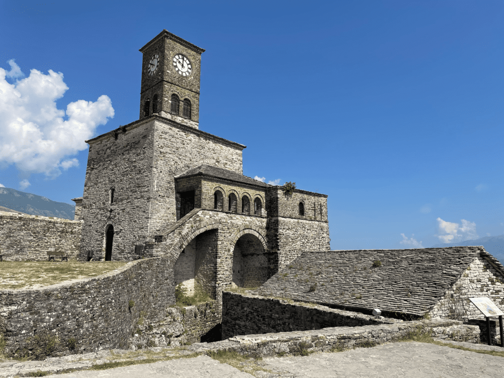 Gjirokaster Castle Clock Tower