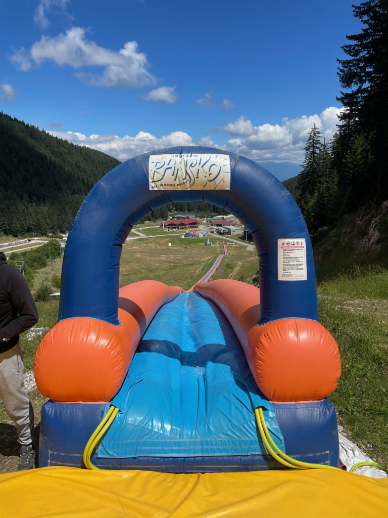 things to do in Bansko in the Summer: water slide