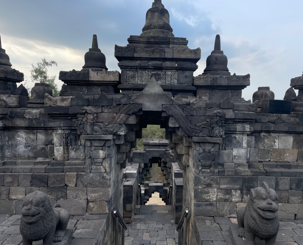 Borobudur Temple from Top