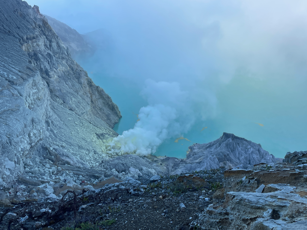 Mount Ijen Sulfur Burning