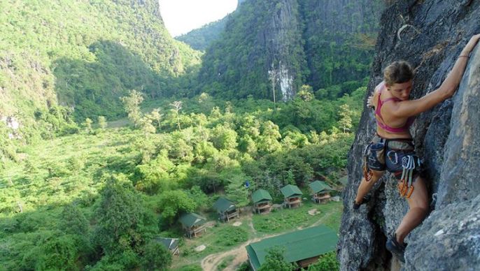 Rock Climbing Laos