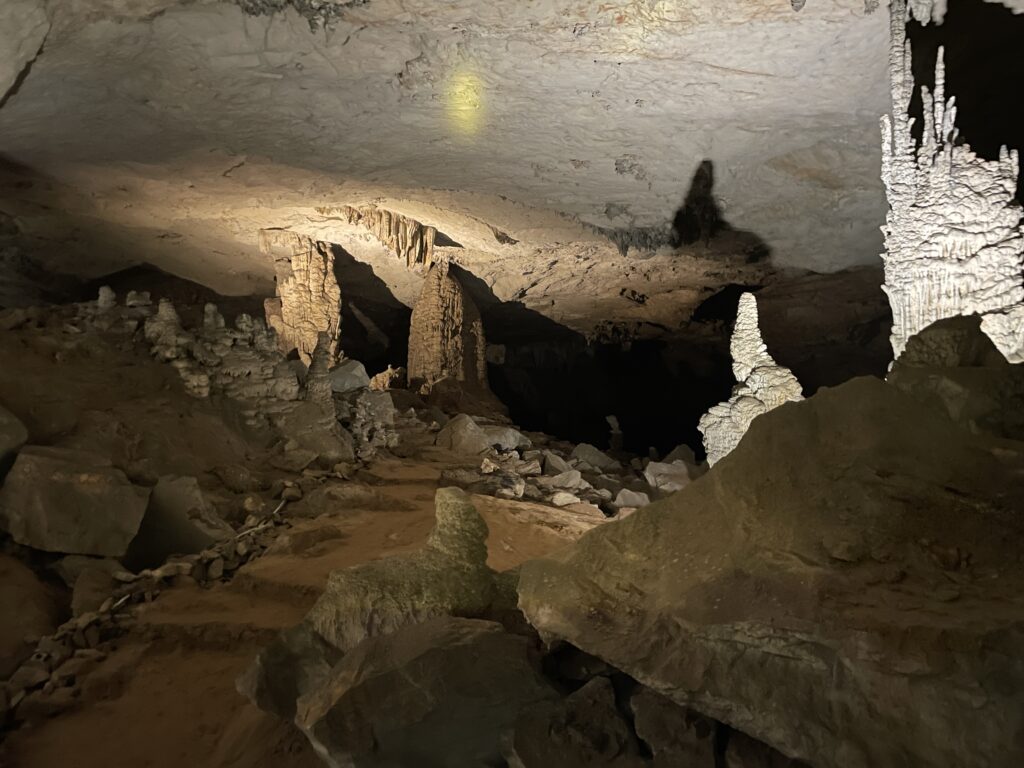 Inside of Kong Lor Cave Laos