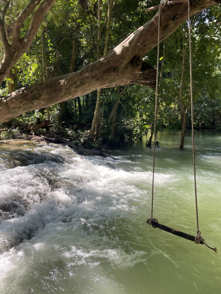 Kuang Si Waterfalls with Swing