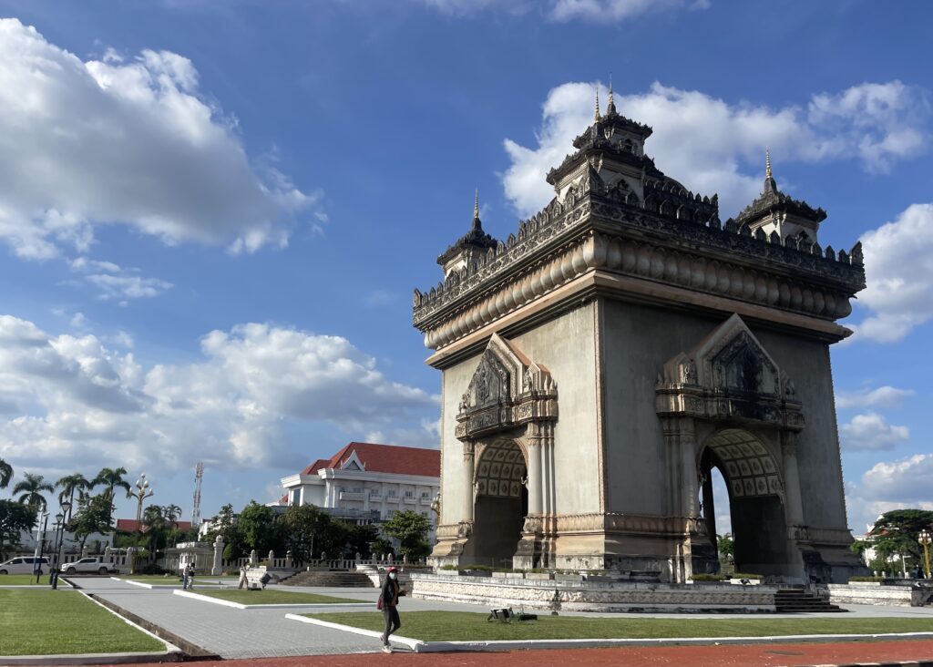 Patuxai Monument Vientiane Laos