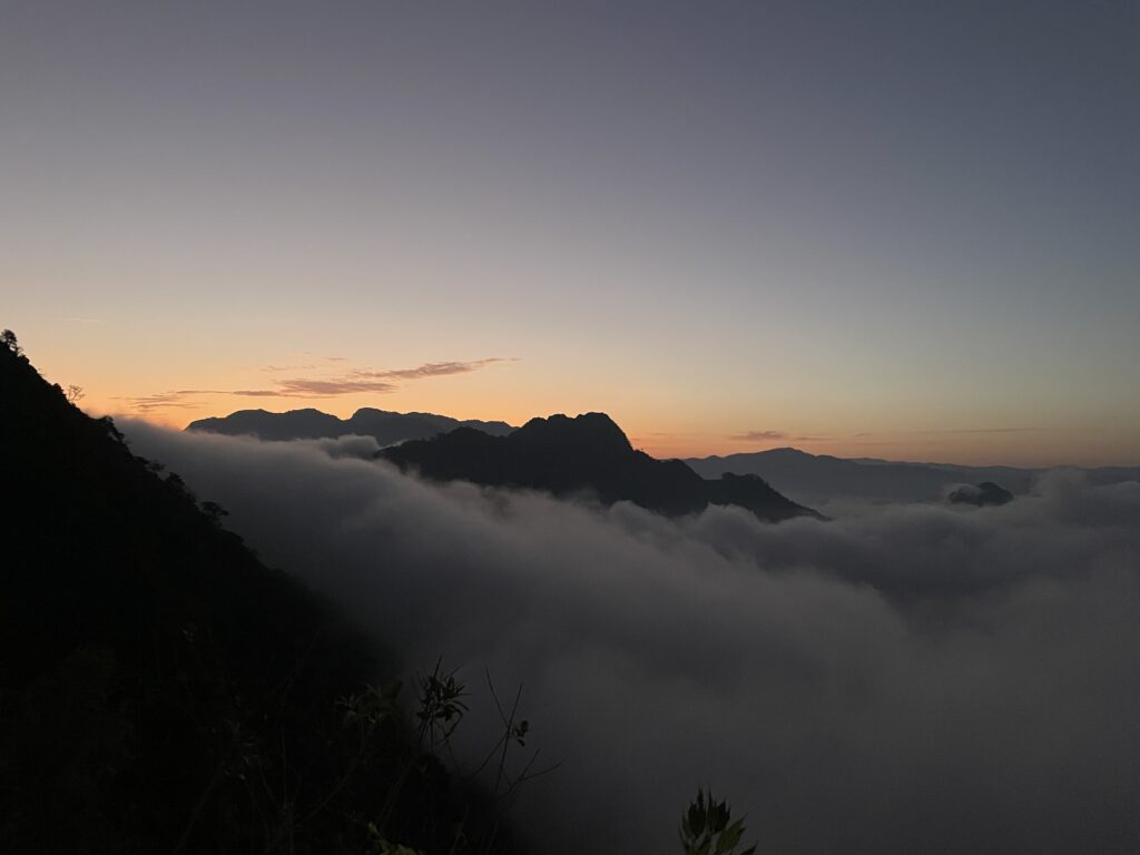 Sleeping Lady Viewpoing Nong Khiaw