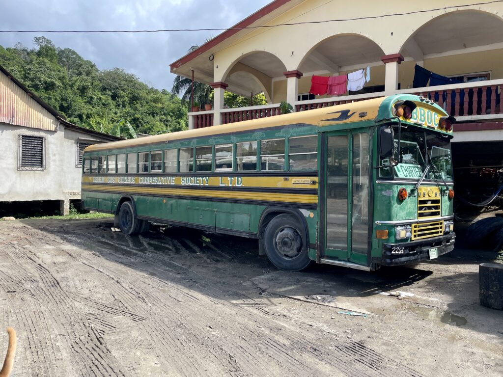 Public Transportation San Ignacio to Flores Bus