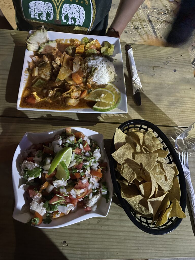 Caye Caulker BBQ - Jerk Chicken and Ceviche