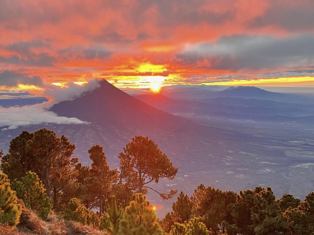 Acatenango Hike Sunrise