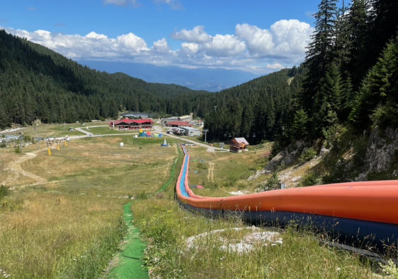 things to do in Bansko in the summer: water slide