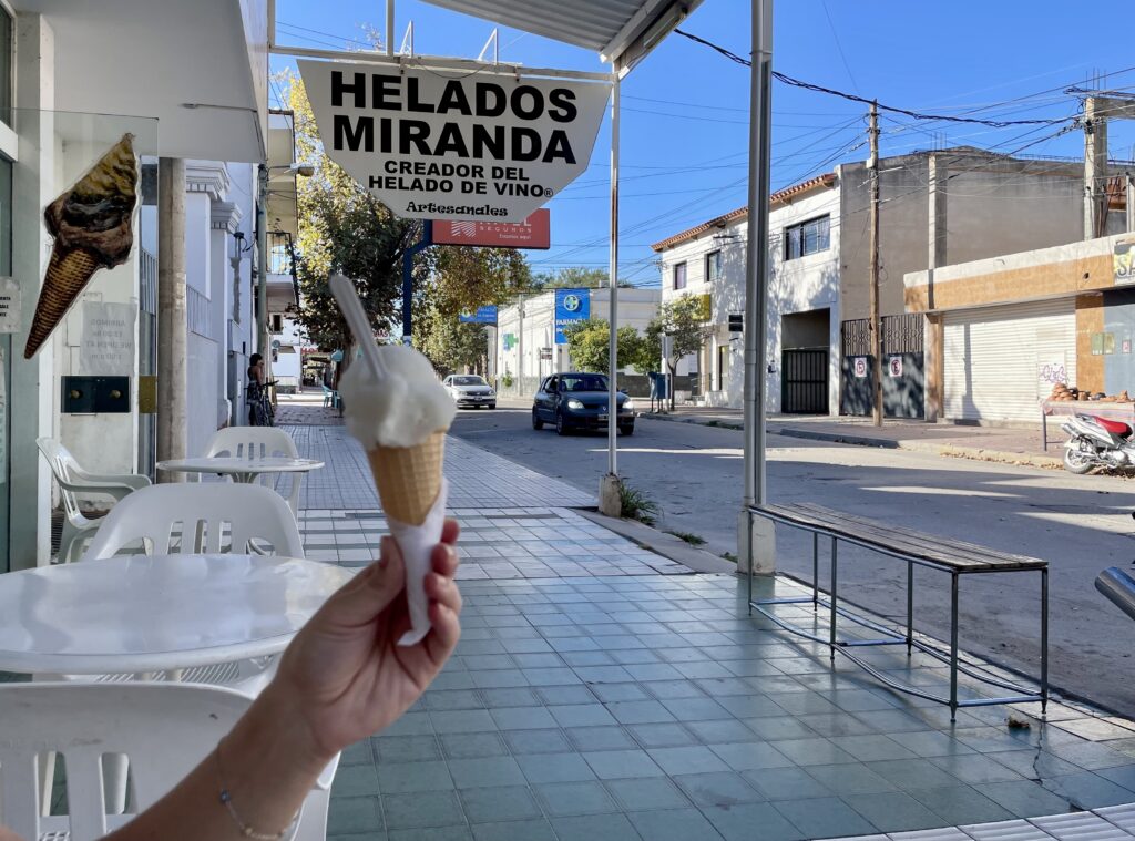 Heladería Miranda Wine Ice Cream